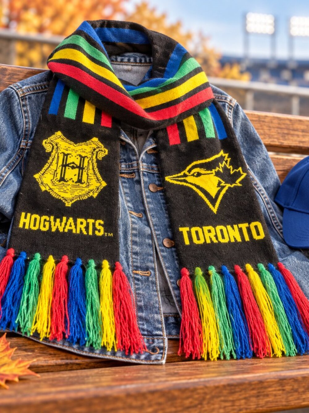 2023 Toronto Blue Jays Harry Potter Hogwarts Scarf SGA Giveaway MLB